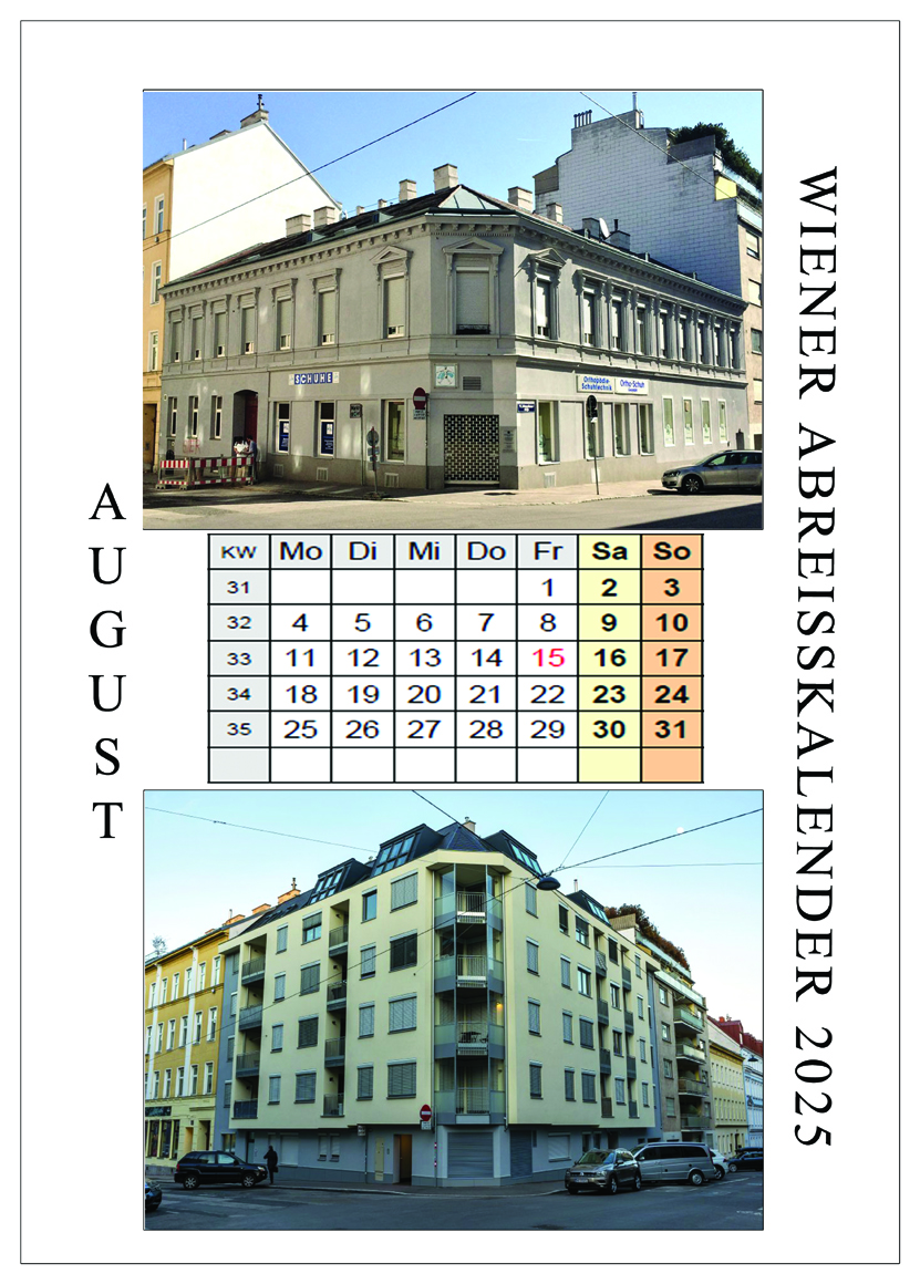 Wiener Abreisskalender 2025